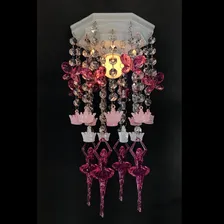 Lustre Infantil Menina Cristal Acrílico Brilho Alto Foto mini 4