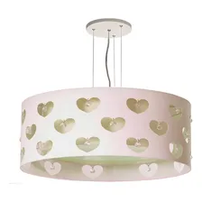Lustre Infantil Pendente Corações Com Cristais 40x16 Aiwt Foto mini 1