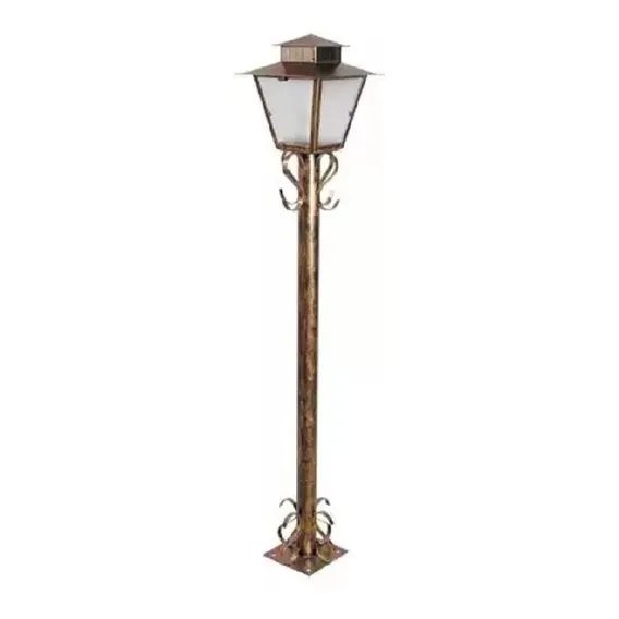 Lustre Jardim Ouro Velho Estrutura Marrom 110v/220v (bivolt) Foto 1