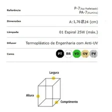 Lustre Jardim Ouro Velho Estrutura Marrom 110v/220v (bivolt) Foto mini  3