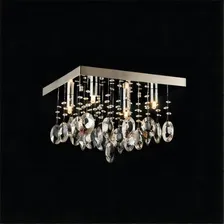 Lustre Luminária Plafon Cristal Pantheon 4 Lamp. Blumenau 110v/220v (bivolt) Foto  mini 1