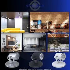 Lustre Luminaria Tipo Spot Dicroica Direcionavel Foco Cor Branco 110V/220V Foto mini 4
