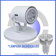 Lustre Luminaria Tipo Spot Dicroica Direcionavel Foco Cor Branco 110V/220V Foto mini  2