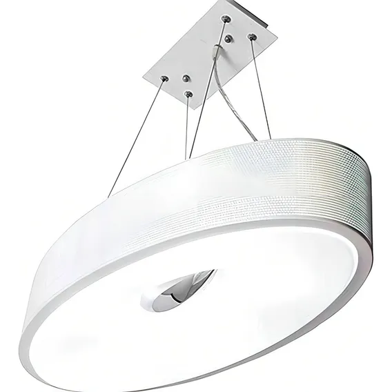 Lustre Paflon Branco Startec Drum Foto 1