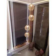 Lustre Para Sala Pé Direito Duplo Alto Quatro Ball P7 Marfim 110V 220V (Bivolt) Foto mini 4