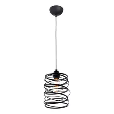 Lustre Pendente Aramado Avant Electra Preto Fosco E27 Foto mini 1