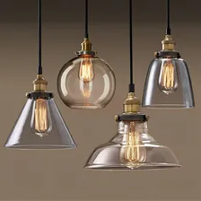 Lustre Pendente Blumenau Vintage Cone Âmbar E27 Bivolt Foto mini 4