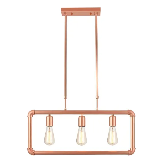 Lustre Pendente Cobre Hash 3 Avant E27 Bivolt 110V/220V (Bivolt) Foto 1