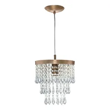 Lustre Pendente Cristal AcrÃlico Manucrillic Cobre Foto mini 2