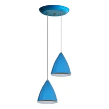 Lustre Pendente Duplo Para Sala / Cozinha - Cores 110v/220v Foto mini  2