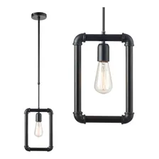 Lustre Pendente Moderno Avant Hash Preto Fosco E27 Bivolt 110V/220V Foto  mini 1