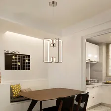 Lustre Pendente Moderno Led 36w 4000k Dourado Foto mini  3