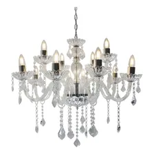 Lustre Pendente Nice 12 Transparente Startec E14 Bivolt 127V/220V Foto mini  2