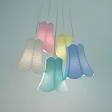 Lustre Pendente Paris Arabescos Cores Suaves Foto mini  2