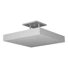 Lustre Pendente Sobrepor Luminária Plafon Luz Indireta 50x50 Estrutura Branco 110v 220v (bivolt) Foto mini  3