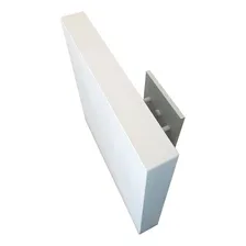 Lustre Pendente Sobrepor Luminária Plafon Luz Indireta 50x50 Estrutura Branco 110v 220v (bivolt) Foto mini  2