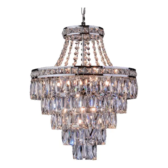 Lustre Pendente Startec Florença Cromado G9 Bivolt Foto 1