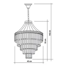 Lustre Pendente Startec Florença Cromado G9 Bivolt Foto mini  3