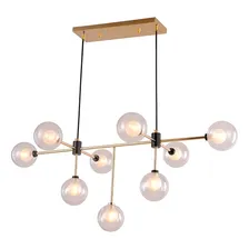 Lustre Pendente Startec Manhattan Dourado G9 Bivolt Foto mini 1