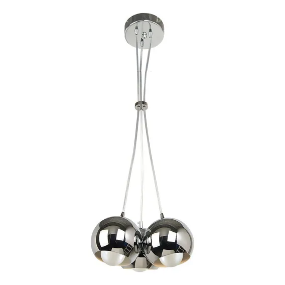 Lustre Pendente Startec Orbit 3 Cromado E27 Bivolt 110V/220V Foto 1