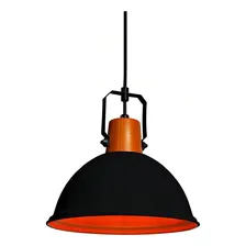 Lustre Pendente Taschibra Factory P Bivolt Preto E27 110V/220V Foto mini 1