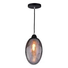Lustre Pendente Td-3002 Vidro Fumê Taschibra Foto mini 1