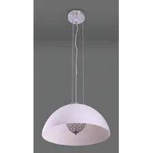 Lustre Pendente Vidro Com Cristais - 42x120cm - 4xg9 Foto mini 2