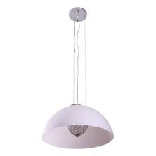 Lustre Pendente Vidro Com Cristais - 42x120cm - 4xg9 Foto mini 1