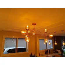 Lustre Pendente Volans Rosê Cor Cobre-rosê 110V/220V Foto mini 2
