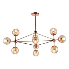 Lustre Pendente Volans Rosê Cor Cobre-rosê 110V/220V Foto mini 1