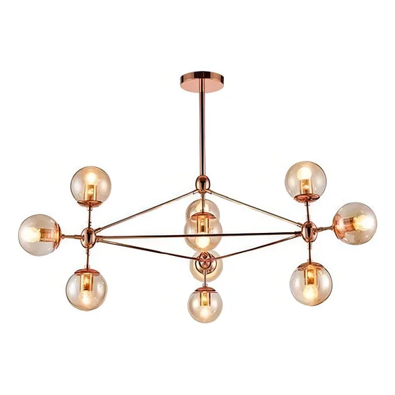 Lustre Pendente Volans Rosê Cor Cobre-rosê 110V/220V Foto 1