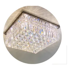 Lustre Plafon De Cristal Legítimo, Base 42x42 Cm Foto mini 1