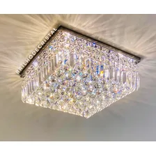 Lustre Plafon De Cristal Legítimo, Base 42x42 Cm Foto mini 3