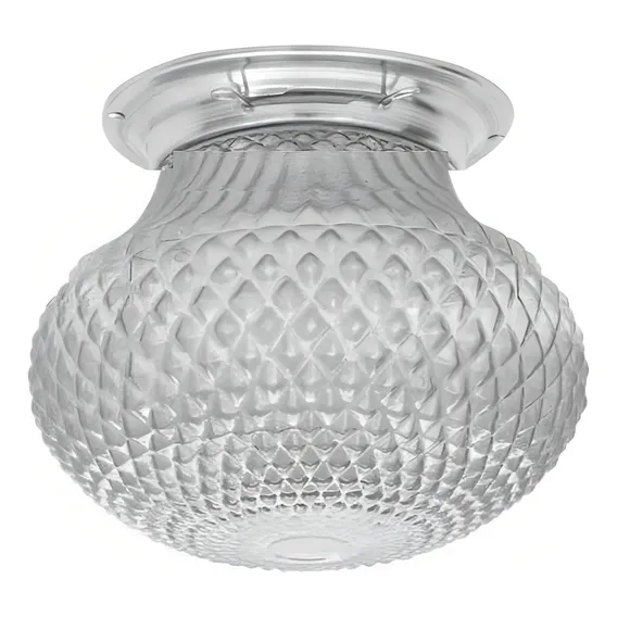 Lustre Plafon Luminaria Vintage Drops Vidro Paraquedas Foto 1