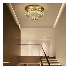 Lustre Redondo Em Cristal Verdadeiro Para Sala, Quarto Foto mini 2