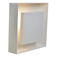 Lustre Sobrepor Branco 50x50 + 4 Lâmpadas Led 110v/220v Foto mini 2