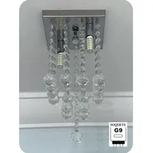 Lustre Torre Em Cristais Legitimos Cor Prateado 110V/220V Foto mini 4