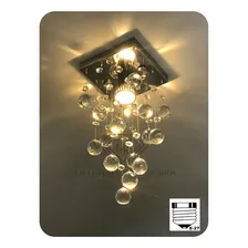 Lustre Torre Em Cristais Legitimos Cor Prateado 110V/220V Foto mini 1