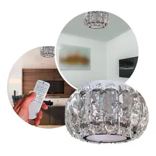 Lustre Vidro Teto Fixo Sofisticado Pétalas Cristal Luxo 110v/220v Foto  mini 1