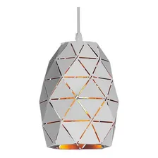 Lustre/pendente Oval Faces Branco Moderno Industrial Startec Foto mini  2