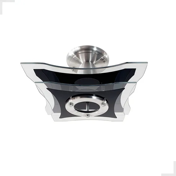 Lustres Plafons Capela - Quarto, Sala, Cozinha 258p Cor Preto 110V 220V (Bivolt) Foto 1