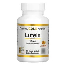 Luteína/Zeaxantina 10 mg 120 cápsulas gelatinosas vegetarianas California Gold Foto mini 1