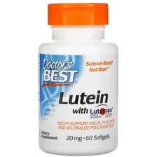 Luteína Zeaxantina Doctors Best Com Lutenmax 20mg 60 Caps Foto mini 1