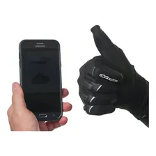 Luva Alpinestars Atom Preto Cano Curto Tamanho XL Foto mini 3
