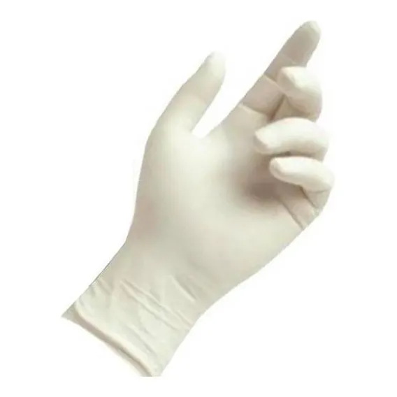 Luva Cirurgica Mucambo Sensitex 7.5 Látex Pó 10 Unidades Cor Natural Foto 1