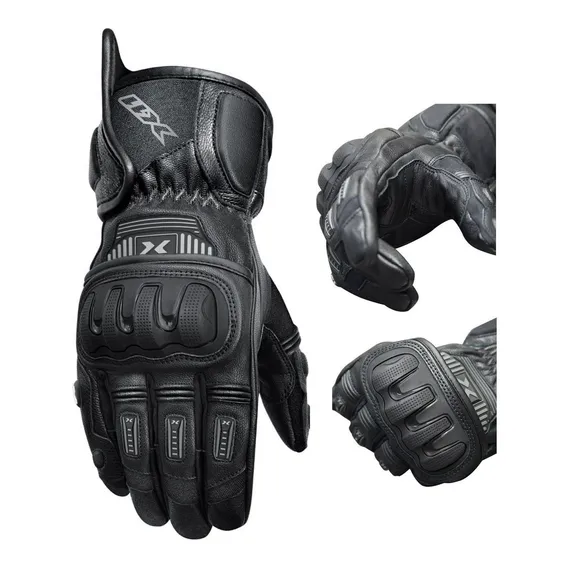 Luva Couro X11 Impact2 Cano Curto Moto Motoqueiro Motociclis Tamanho Gg Foto 1
