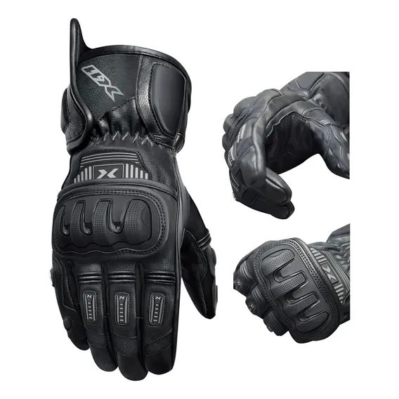 Luva Couro X11 Impact2 Cano Curto Moto Motoqueiro Motociclis Tamanho Ggg Foto 1