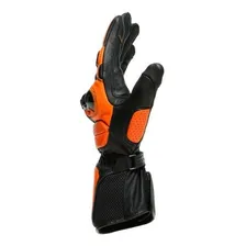 Luva Dainese Impeto Preto - Laranja Couro De Cabra Tamanho M Foto mini  3