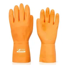 Luva De Látex Multiuso Laranja Tamanho M - Danny Foto mini 1
