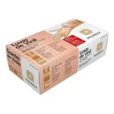 Luva De Vinil Descarpack S/p贸 - Kit 3 Cxs C/100 Un. Tam M. Cor Branco Foto mini 1